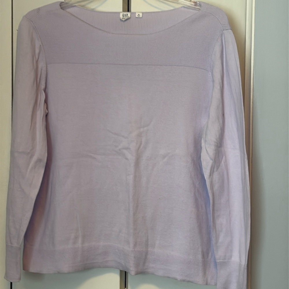 GAP soft purple sweater